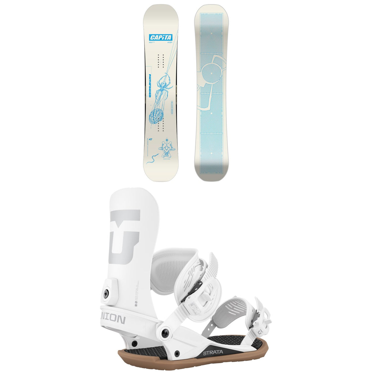 CAPiTA Pathfinder Snowboard + Union Strata Snowboard Bindings 2027