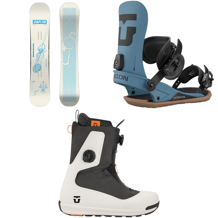 CAPiTA Pathfinder Snowboard + Union Strata Snowboard Bindings + Reset Snowboard Boots 2027