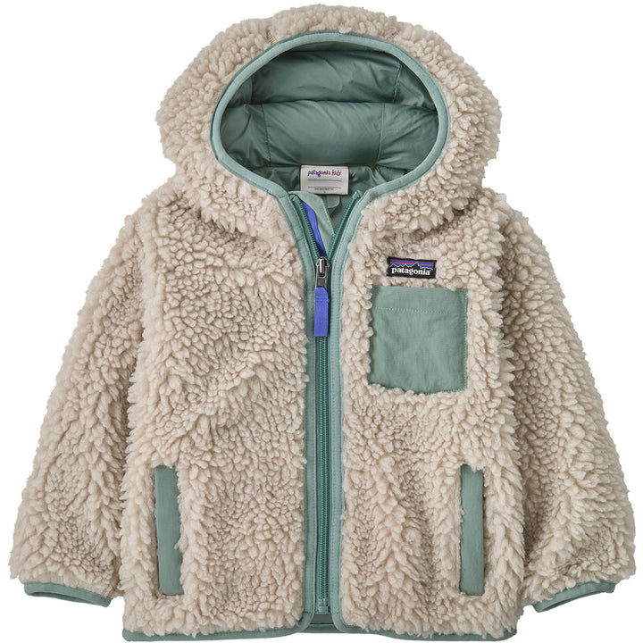 Patagonia Retro-X Hoodie - Infants' Natural w/Cover Green