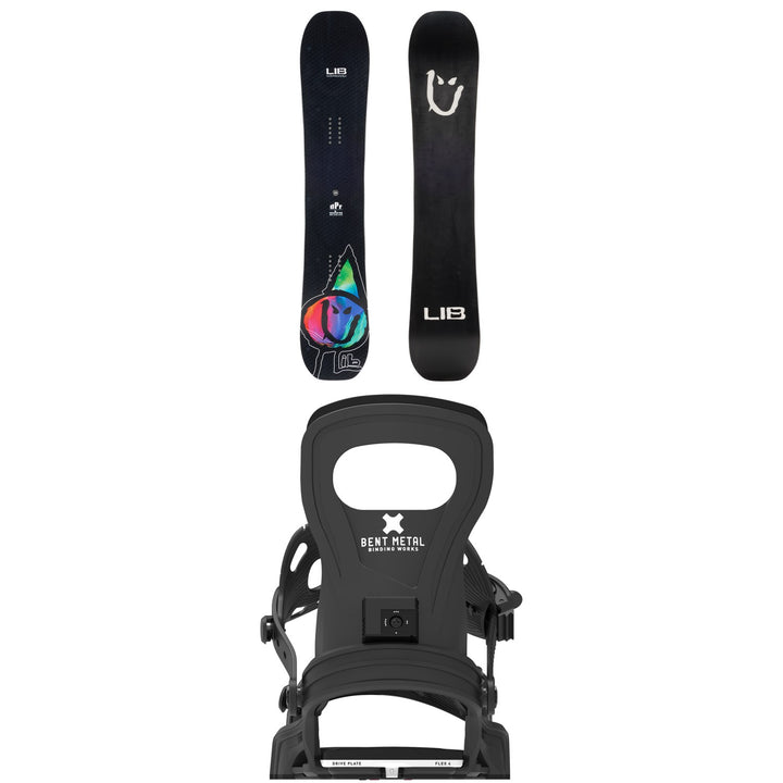 Lib Tech dPr LtD Snowboard + Bent Metal Bolt Snowboard Bindings 2027
