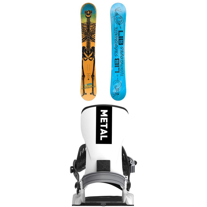 Lib Tech Doughboy Snowboard + Bent Metal T-Zero Snowboard Bindings 2027