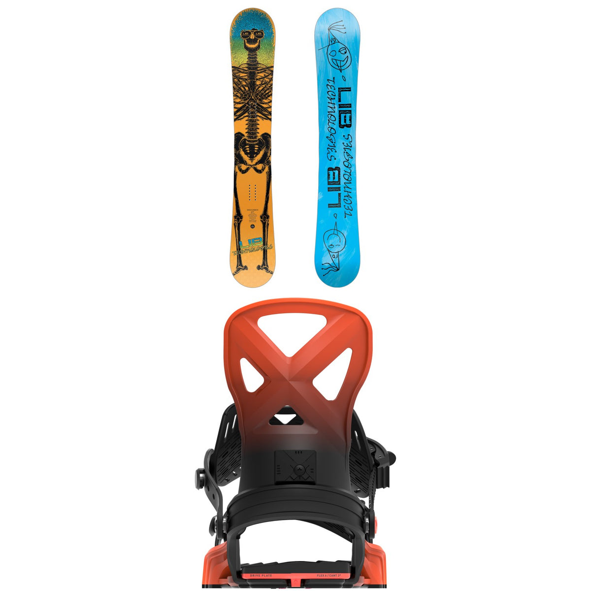 Lib Tech Doughboy Snowboard + Bent Metal Anvil Snowboard Bindings 2027