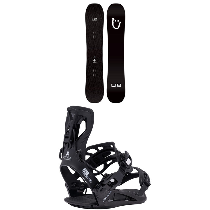 Lib Tech dPr Snowboard + Bent Metal Speed-In Flex Snowboard Bindings 2027