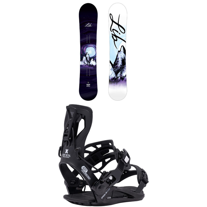 Lib Tech Cortado Snowboard + Bent Metal Speed-In Flex Snowboard Bindings - Women's 2027