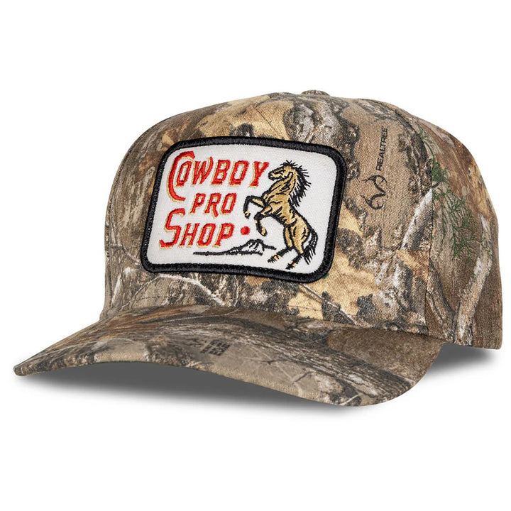 Sendero Provisions Co. Cowboy Pro Shop Hat Real Tree - Edge Camo