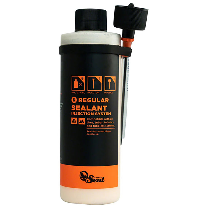 Orange Seal 8oz Tubeless Tire Sealant with Twist Lock Applicator