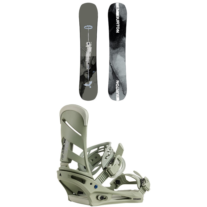 Burton Instigator PurePop Camber Snowboard + Mission Snowboard Bindings 2026