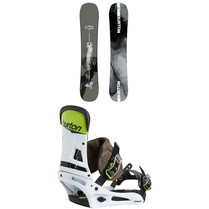 Burton Instigator PurePop Camber Snowboard + Malavita Snowboard Bindings 2026