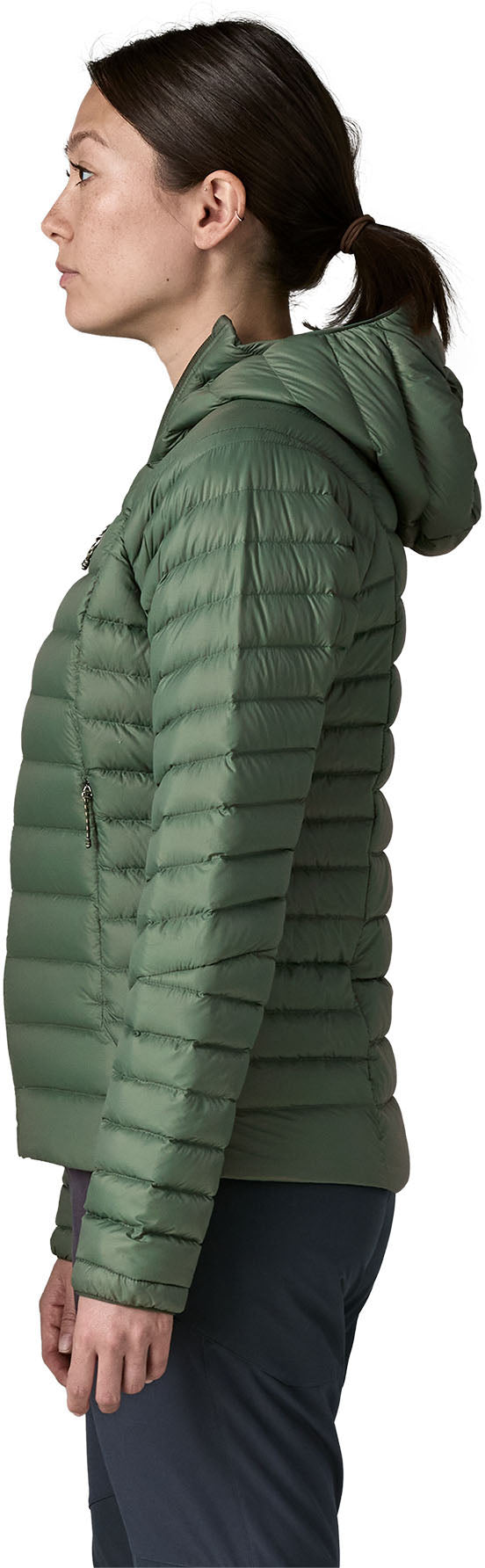 Patagonia Down Sweater Hoodie - Women's Canopy Green