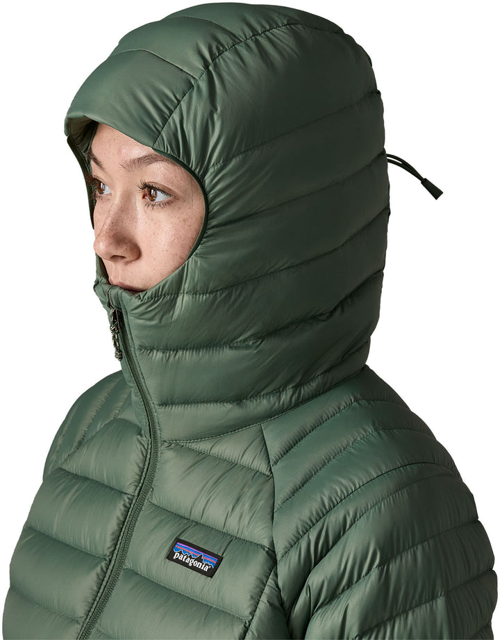 Patagonia Down Sweater Hoodie - Women's Canopy Green