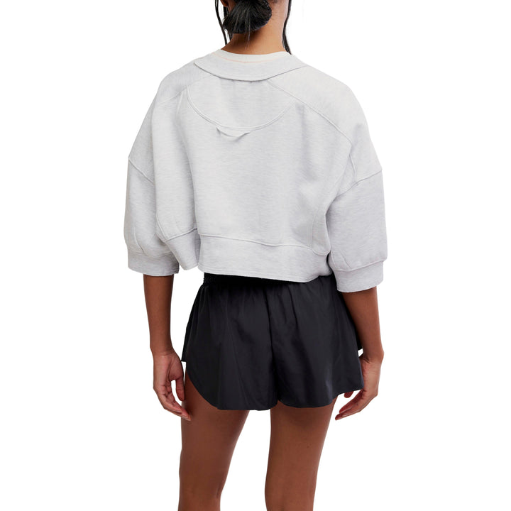 Free People Short Sleeve Intercept Pullover - Women's White