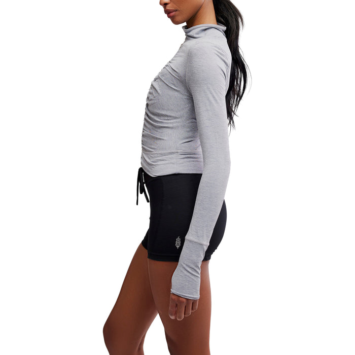 Free People Tempo Half Zip - Women's Heather Grey