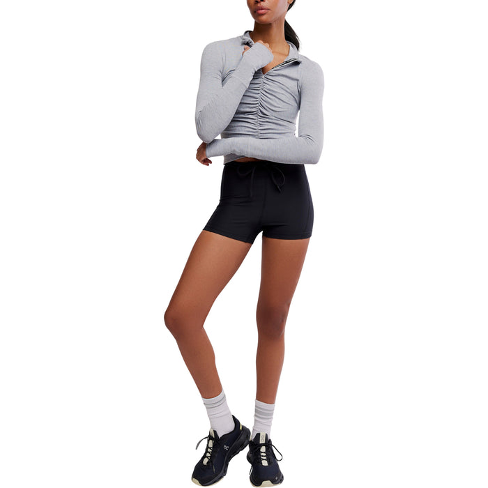 Free People Tempo Half Zip - Women's Heather Grey