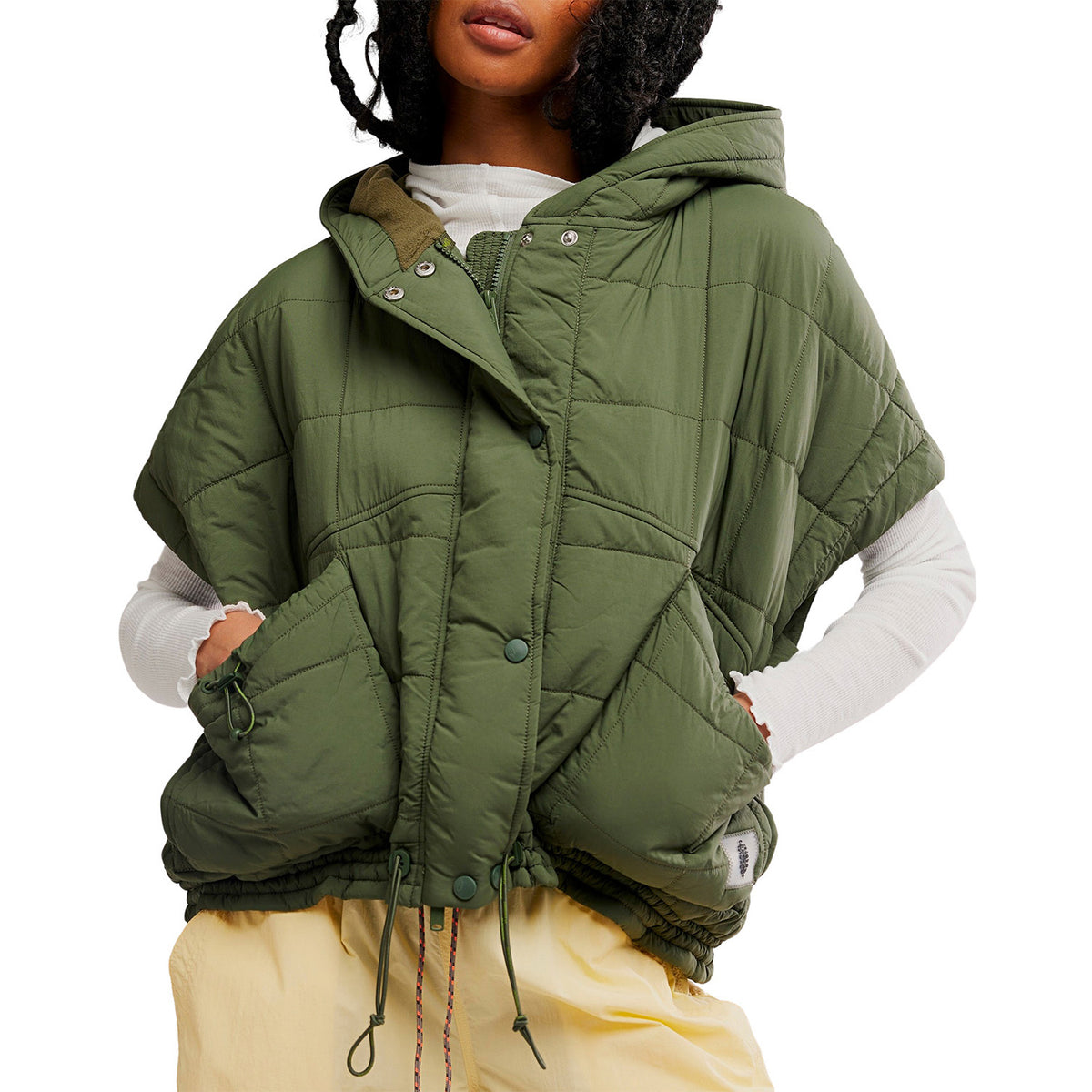 Free People Happy Trails Poncho - Women's Ivy