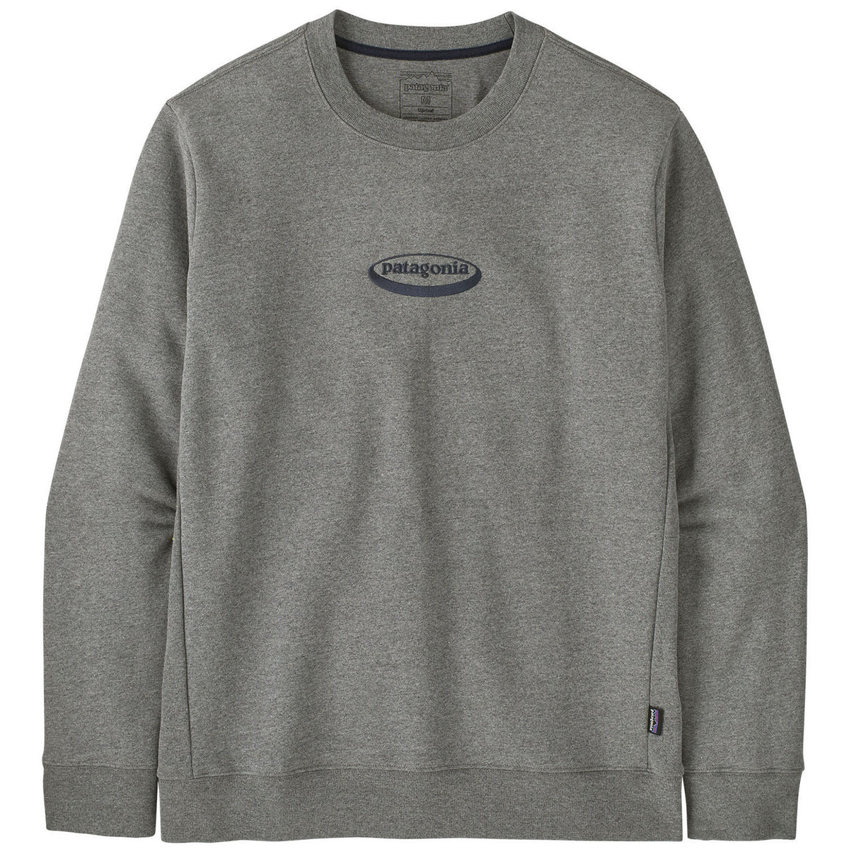Patagonia '95 Oval Logo Uprisal Crew Sweatshirt - Men's Gravel Heather