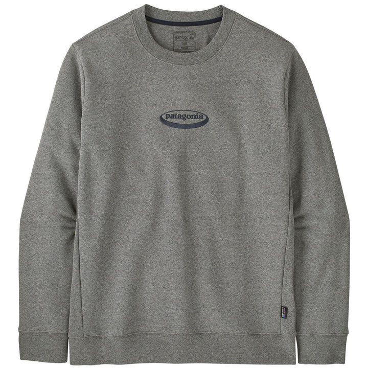 Patagonia '95 Oval Logo Uprisal Crew Sweatshirt - Men's Gravel Heather