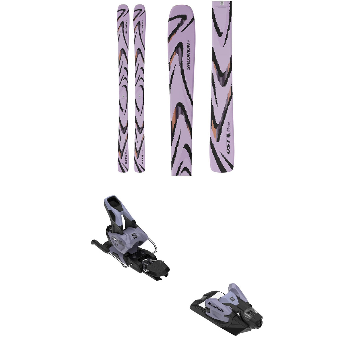 Salomon QST 94 Skis + Salomon Strive 12 GW Ski Bindings