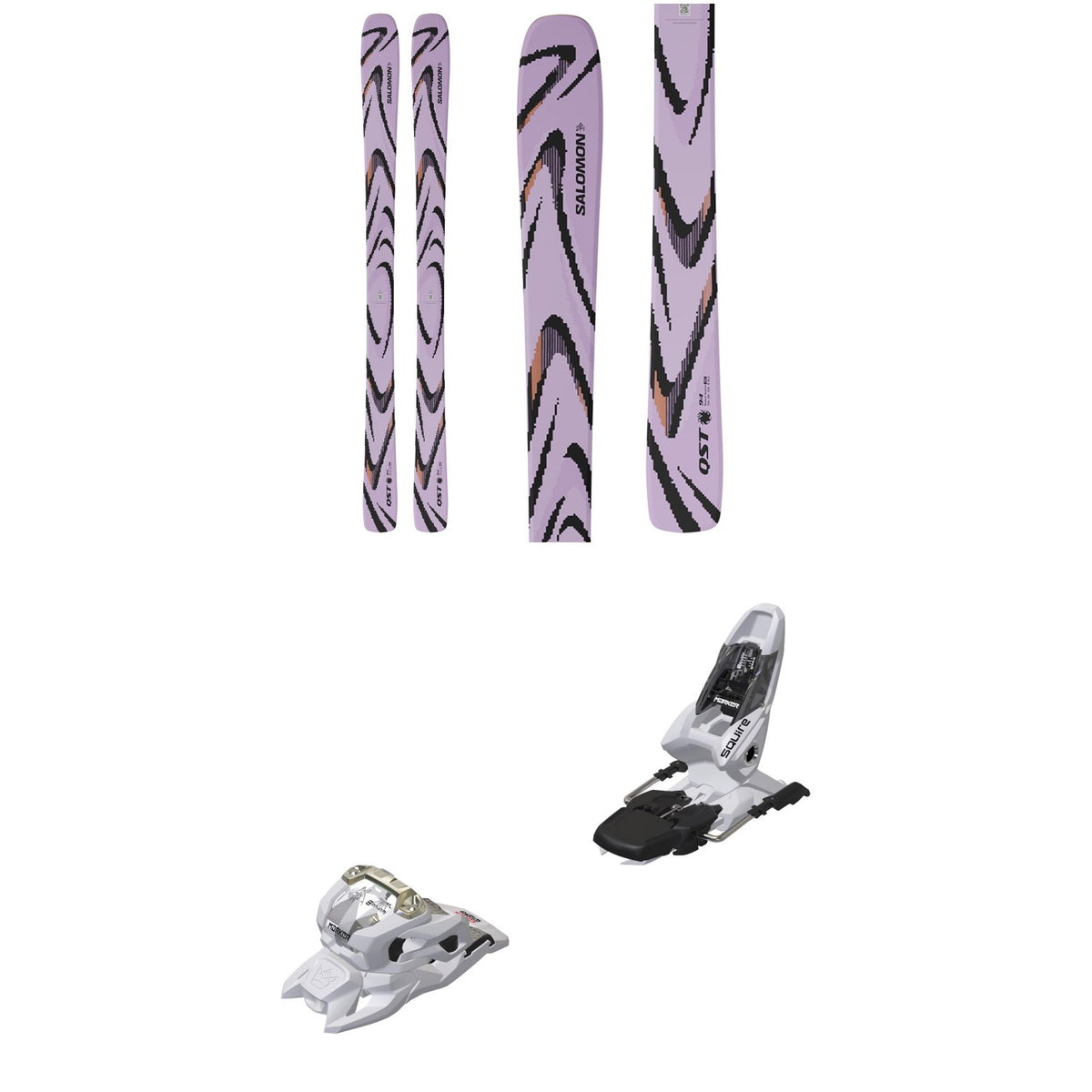 Salomon QST 94 Skis + Marker Squire 11 Ski Bindings 2027