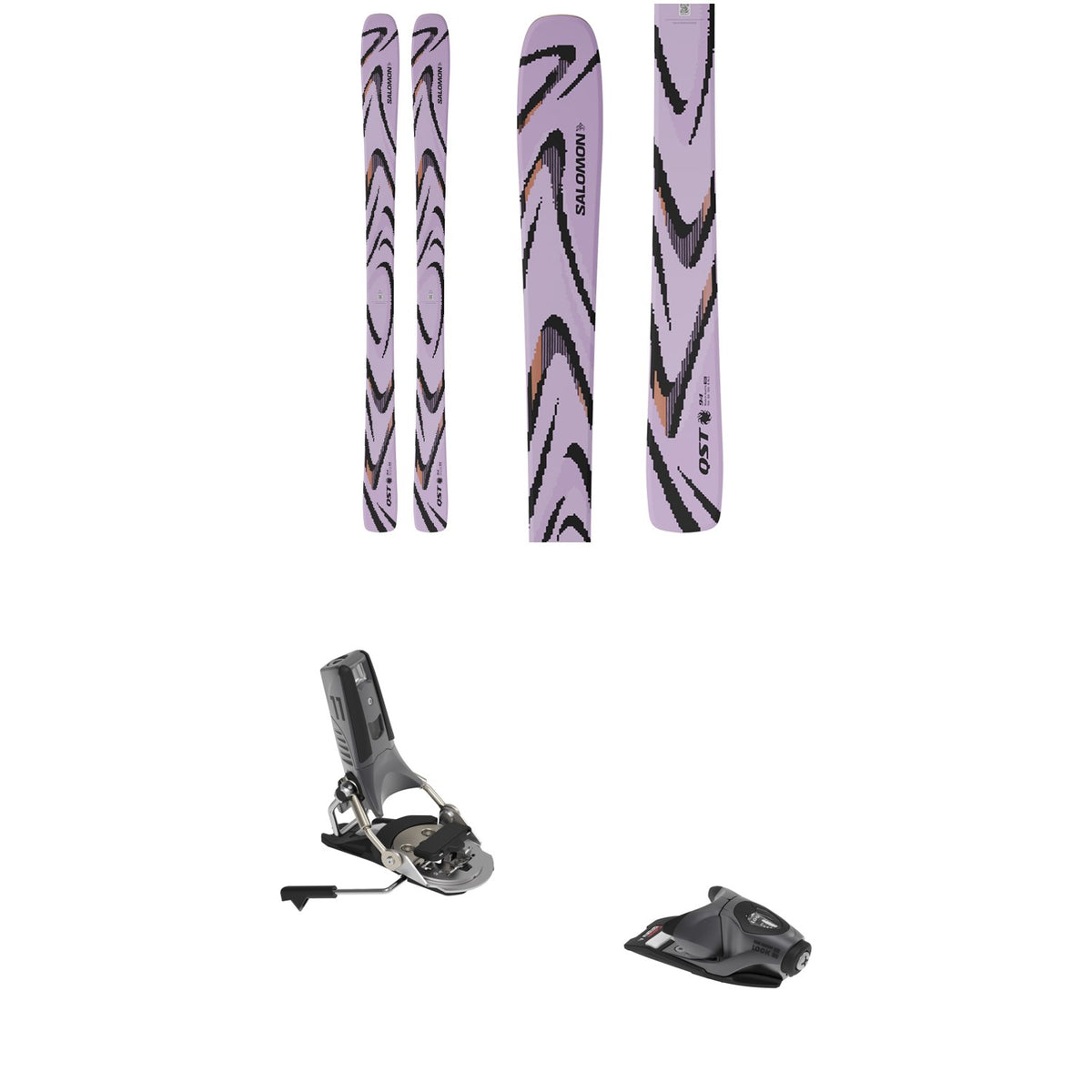 Salomon QST 94 Skis + Look Pivot 2.0 11 GW Ski Bindings 2027