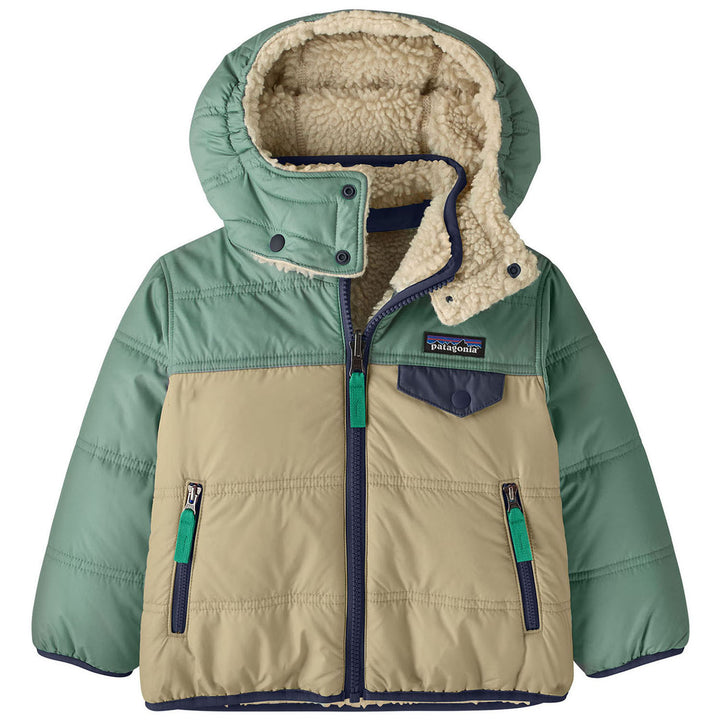 Patagonia Reversible Tribbles Hoodie - Infants' Weathered Stone