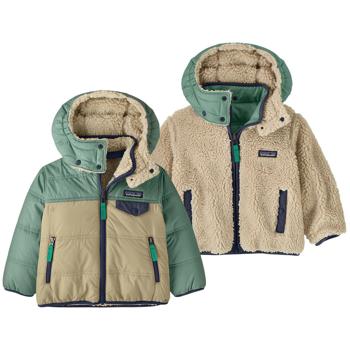 Patagonia Reversible Tribbles Hoodie - Toddlers' Weathered Stone