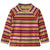 Patagonia Micro D Crew Top - Toddlers' Diamond Stripe: Rutabaga White