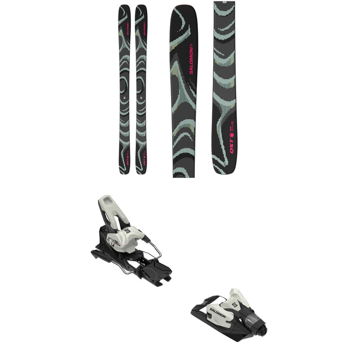 Salomon QST 100 Skis + Salomon Strive 14 GW Ski Bindings