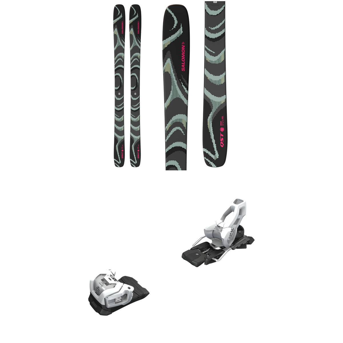 Salomon QST 100 Skis + Tyrolia Attack LYT 11 GW Ski Bindings 2027