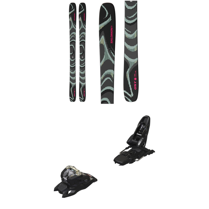 Salomon QST 100 Skis + Marker Squire 11 Ski Bindings 2027