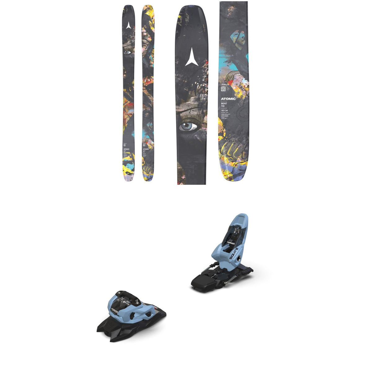 Atomic Bent 110 Skis 2027 + Marker Squire 11 Ski Bindings