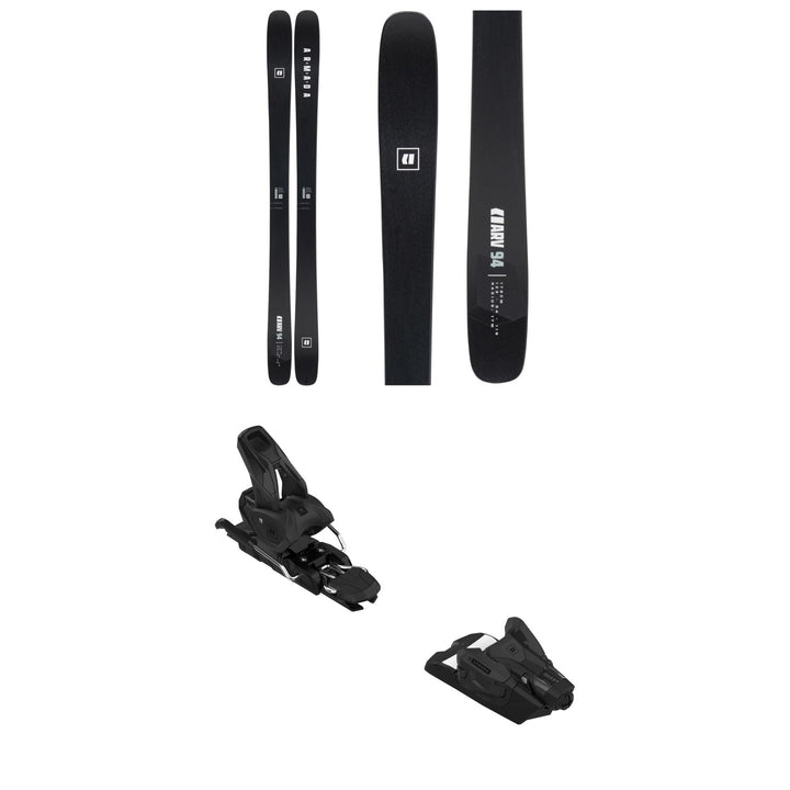 Armada ARV 94 Black Edition Skis + Armada Strive 12 GW Ski Bindings 2027