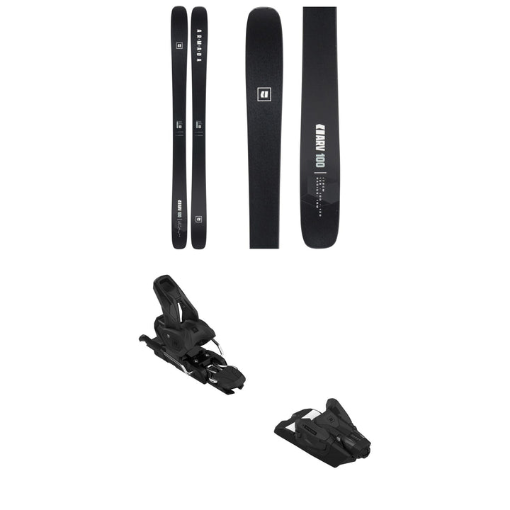 Armada ARV 100 Black Edition Skis + Armada Strive 12 GW Ski Bindings 2027