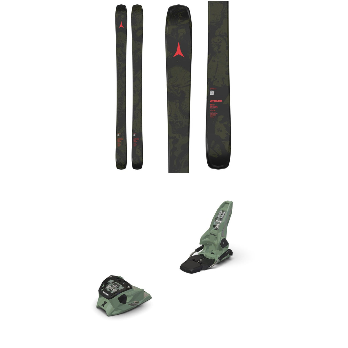 Atomic Bent Decode Skis + Marker Griffon X 13 Ski Bindings 2027