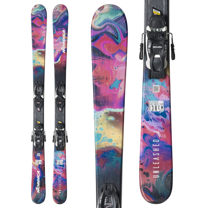 Nordica Unleashed J Skis + JR 4.5 FDT Bindings - Kids' 2027