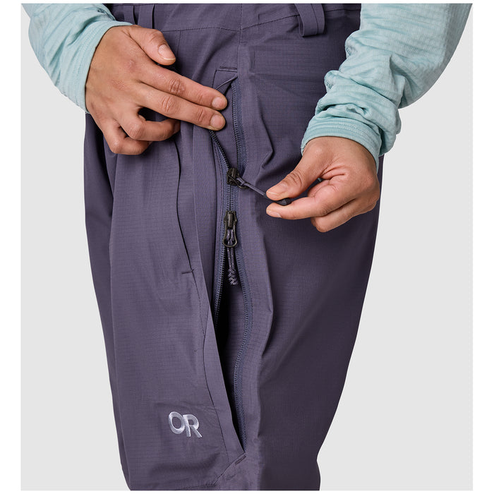 Outdoor Research Carbide Bibs - Women's Smoky Quartz