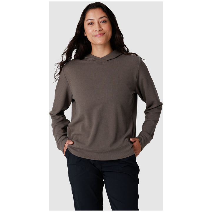 Outdoor Research Eclipse Waffle Hoodie - Women's Gravel