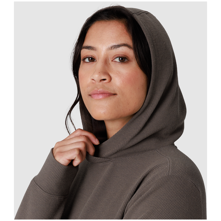 Outdoor Research Eclipse Waffle Hoodie - Women's Gravel