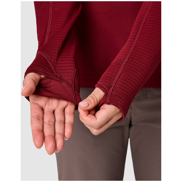 Outdoor Research Deviator Fleece Half Zip - Women's Vermillion