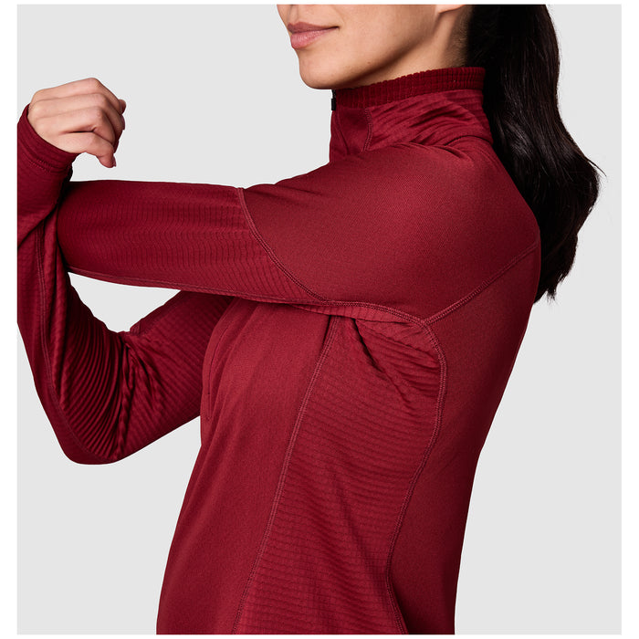 Outdoor Research Deviator Fleece Half Zip - Women's Vermillion
