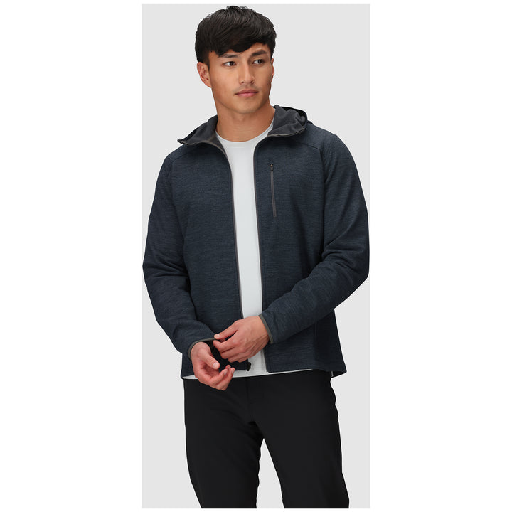 Outdoor Research Crescent Fleece Full Zip Hoodie - Men's Storm Heather