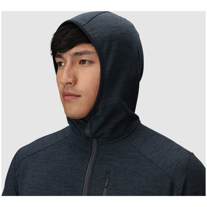 Outdoor Research Crescent Fleece Full Zip Hoodie - Men's Storm Heather