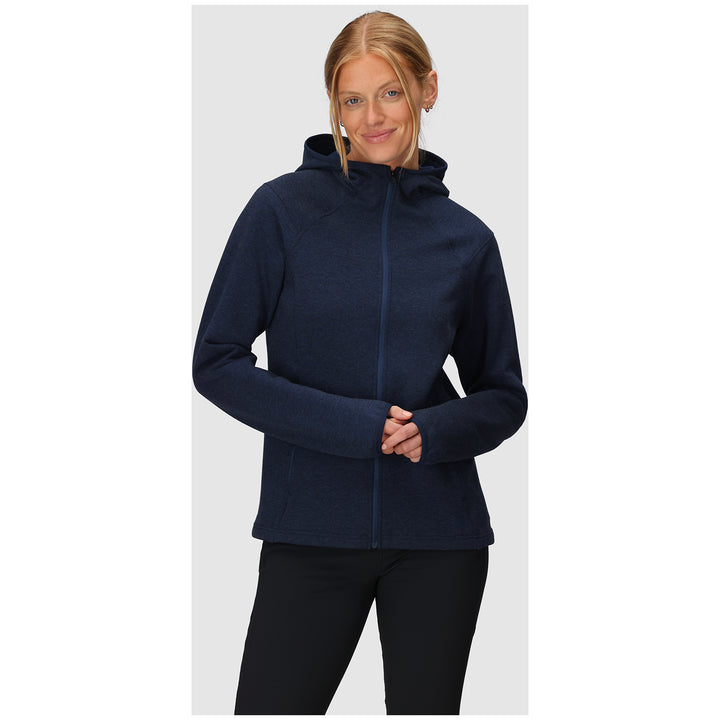 Outdoor Research Crescent Fleece Full Zip Hoodie - Women's Dark Navy