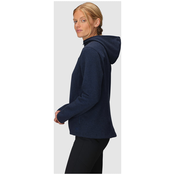 Outdoor Research Crescent Fleece Full Zip Hoodie - Women's Dark Navy