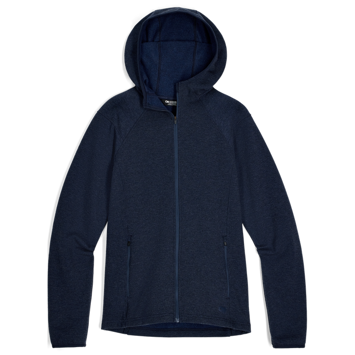 Outdoor Research Crescent Fleece Full Zip Hoodie - Women's Dark Navy