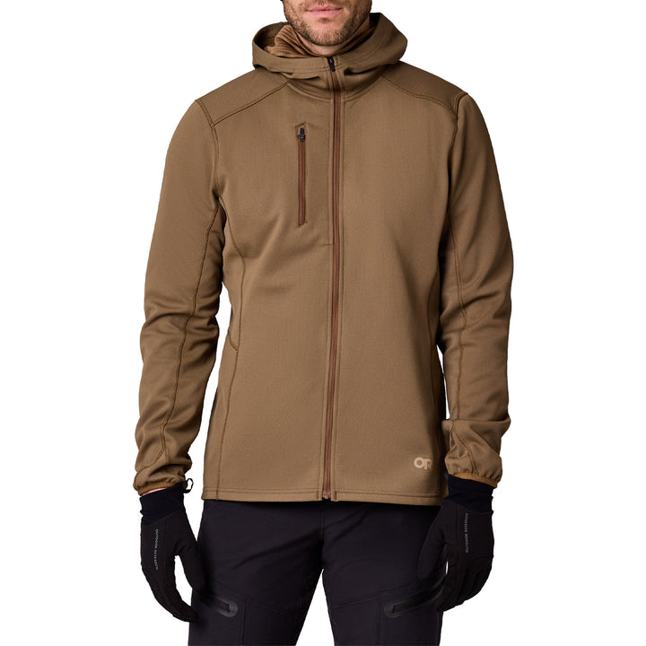 Outdoor Research Ceramik Fleece Full Zip Hoodie - Men's Coyote