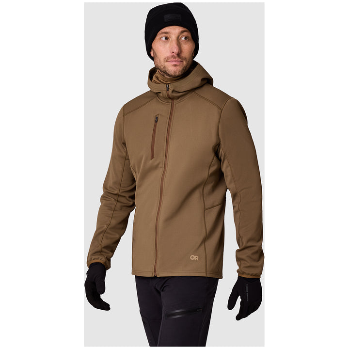 Outdoor Research Ceramik Fleece Full Zip Hoodie - Men's Coyote