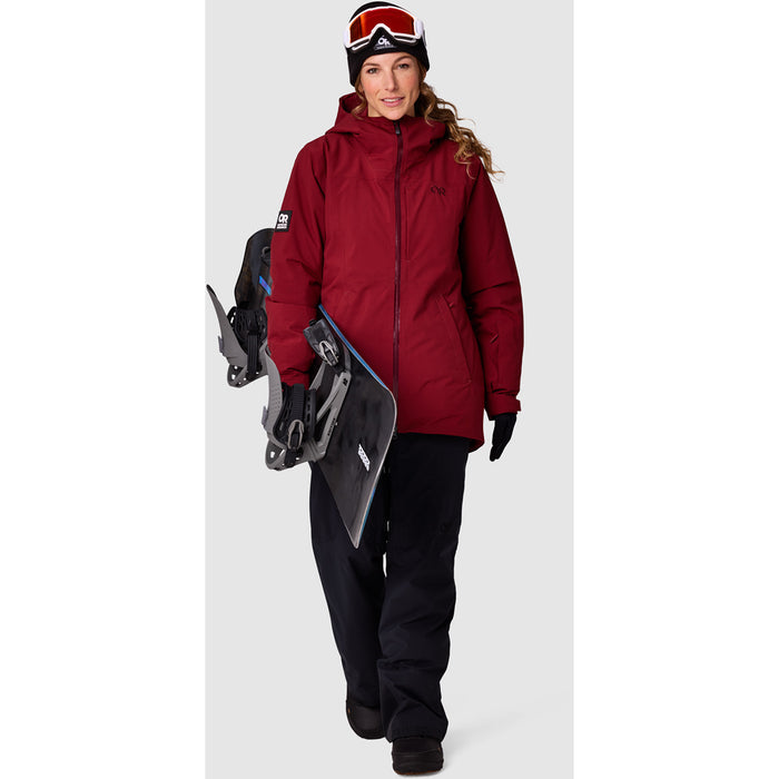Outdoor Research Snowcrew Jacket - Women's Vermillion