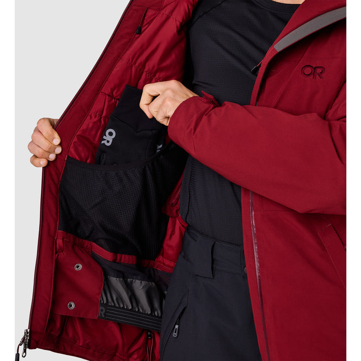 Outdoor Research Snowcrew Jacket - Women's Vermillion