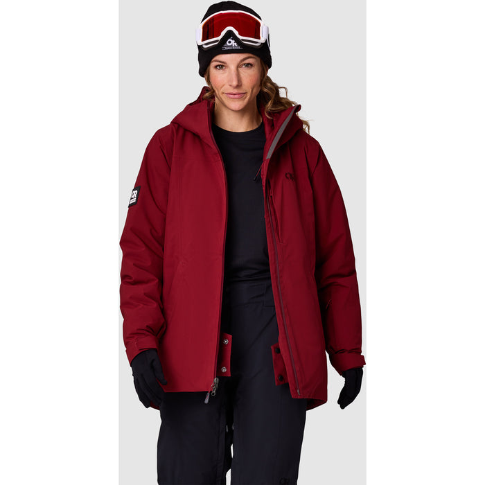 Outdoor Research Snowcrew Jacket - Women's Vermillion