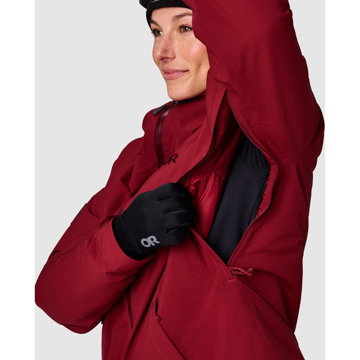 Outdoor Research Snowcrew Jacket - Women's Vermillion